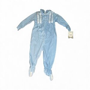 Baby Dior Light Blue Romper NWT